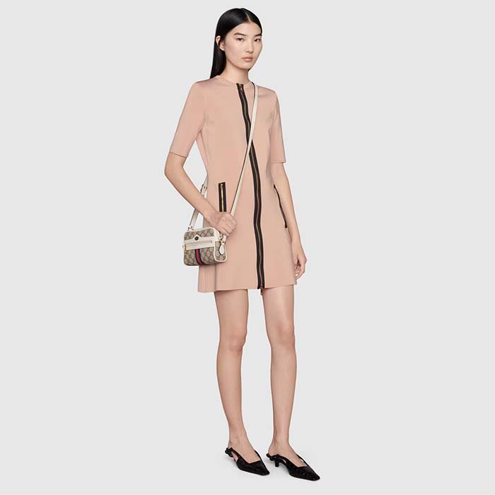 G*u*i gg women ophidia gg mini bag beige ebony gg supreme canvas