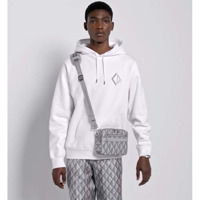 dior unisex cd safari bag with strap dior gray cd Di*m*nd canvas