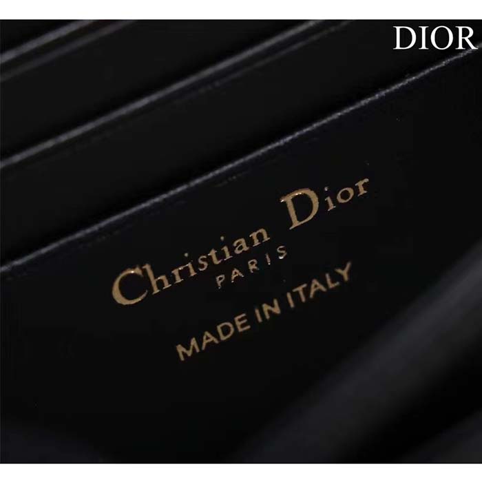 Dior Women CD Miss Dior Mini Bag Black Cannage Lambskin