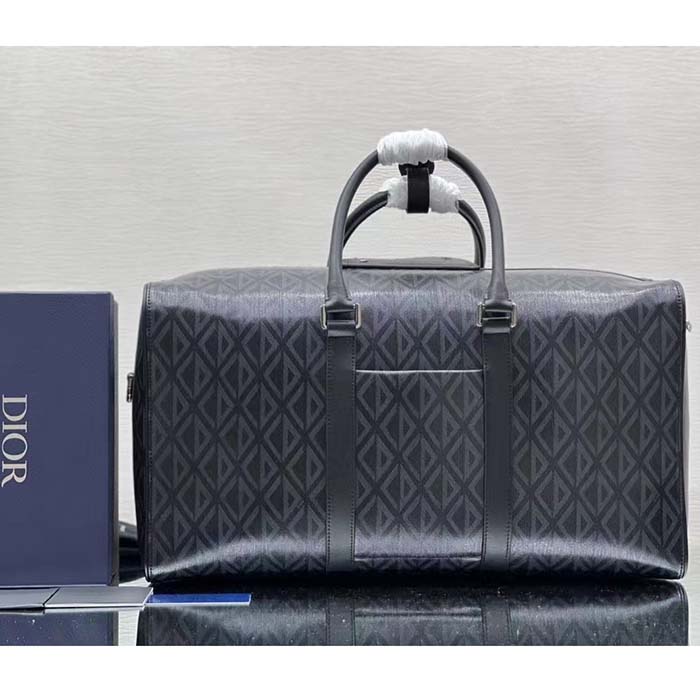 dior unisex cd lingot 50 duffle bag black cd Di*m*nd canvas