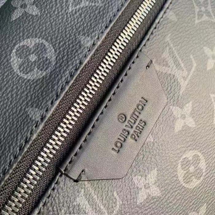 Louis Vuitton LV Unisex Discovery Backpack PM Monogram Eclipse Coated Canvas Cowhide Leather