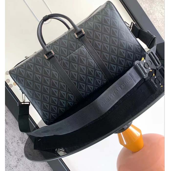 dior unisex cd lingot 50 bag black cd Di*m*nd canvas