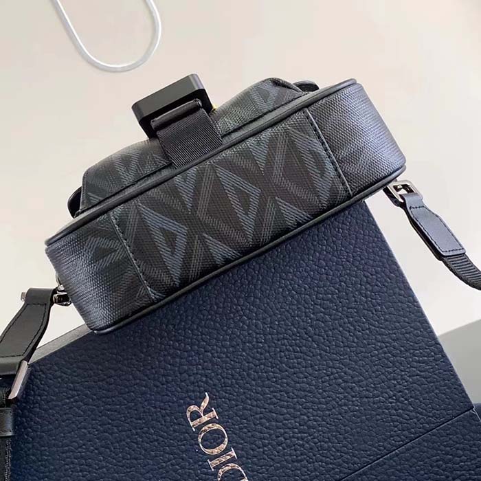 dior unisex mini hit the road bag black cd Di*m*nd canvas