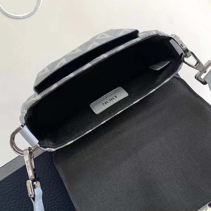 dior unisex mini hit the road bag gray cd Di*m*nd canvas