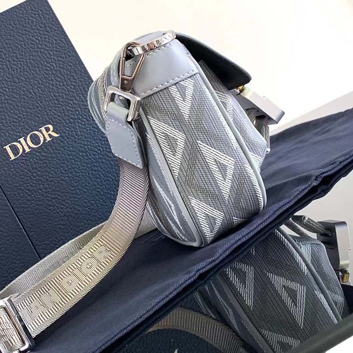 dior unisex mini hit the road bag gray cd Di*m*nd canvas