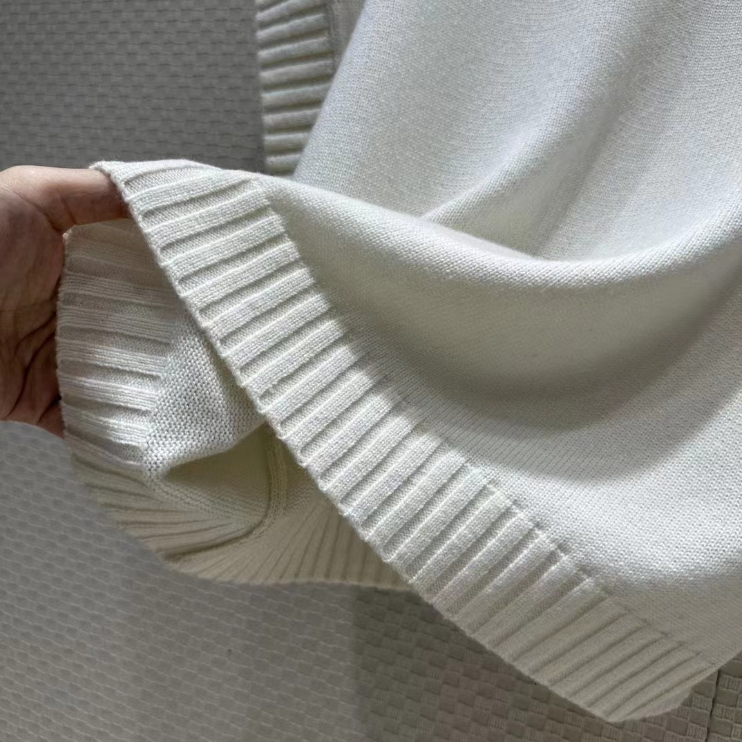 G*u*i women gg wool sweater interlocking g crewneck web stripe wide armhole sleeveless