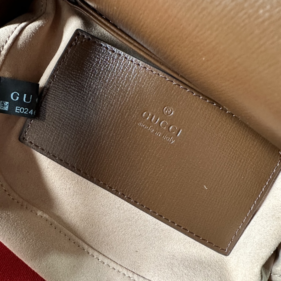 G*u*i gg women G*u*i horsebit 1955 mini rounded bag beige ebony gg supreme canvas