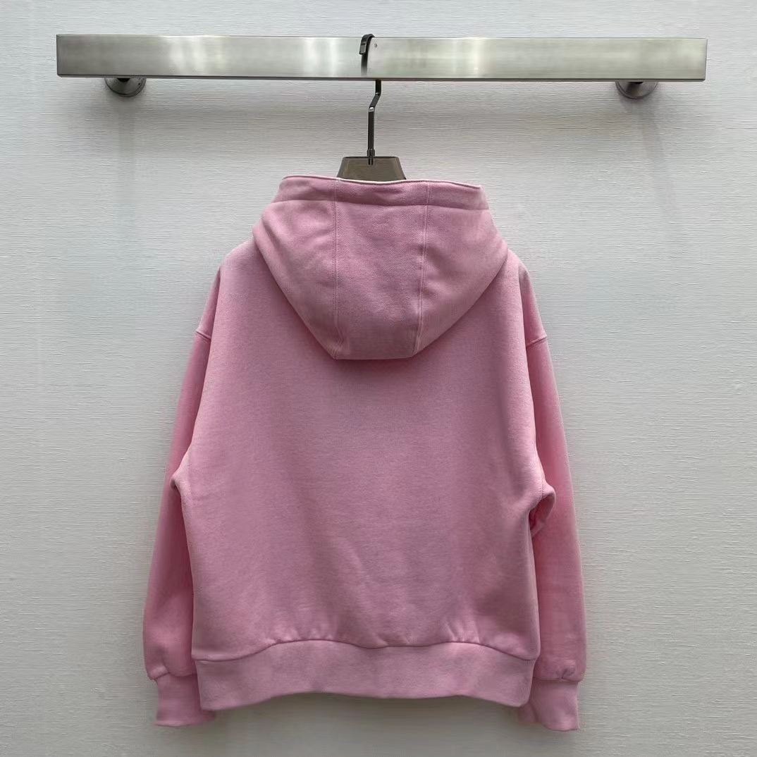 G*u*i women gg hooded sweatshirt embroidery firenze 1921 drawstring closure dropped shoulder long sleeves
