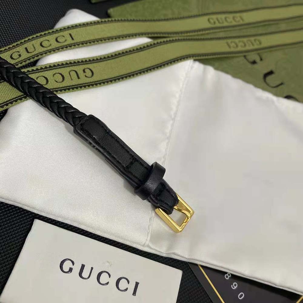 G*u*i women leather ‘G*u*i’ bracelet