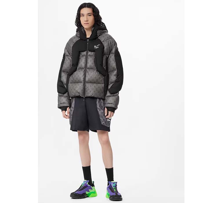 Louis Vuitton Men LV 2054 Heat Reactive Puffer Polyester Anthracite Regular Fit