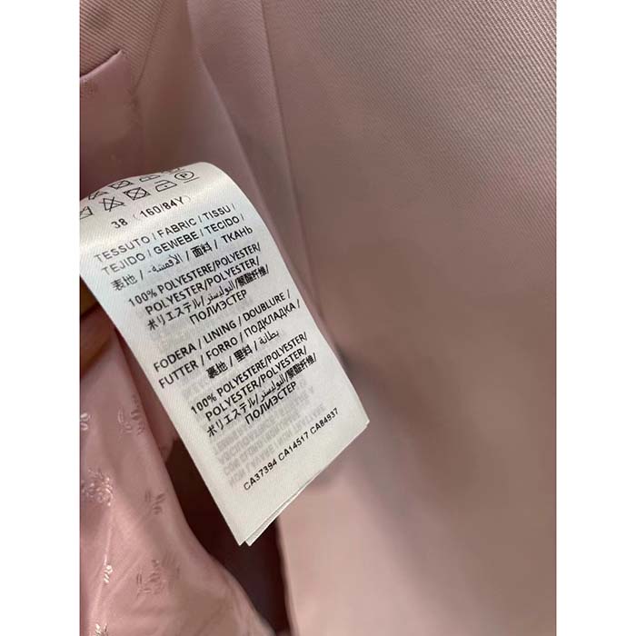 G*u*i women gg wool jacket point revers double-breasted breast pocket rear vent
