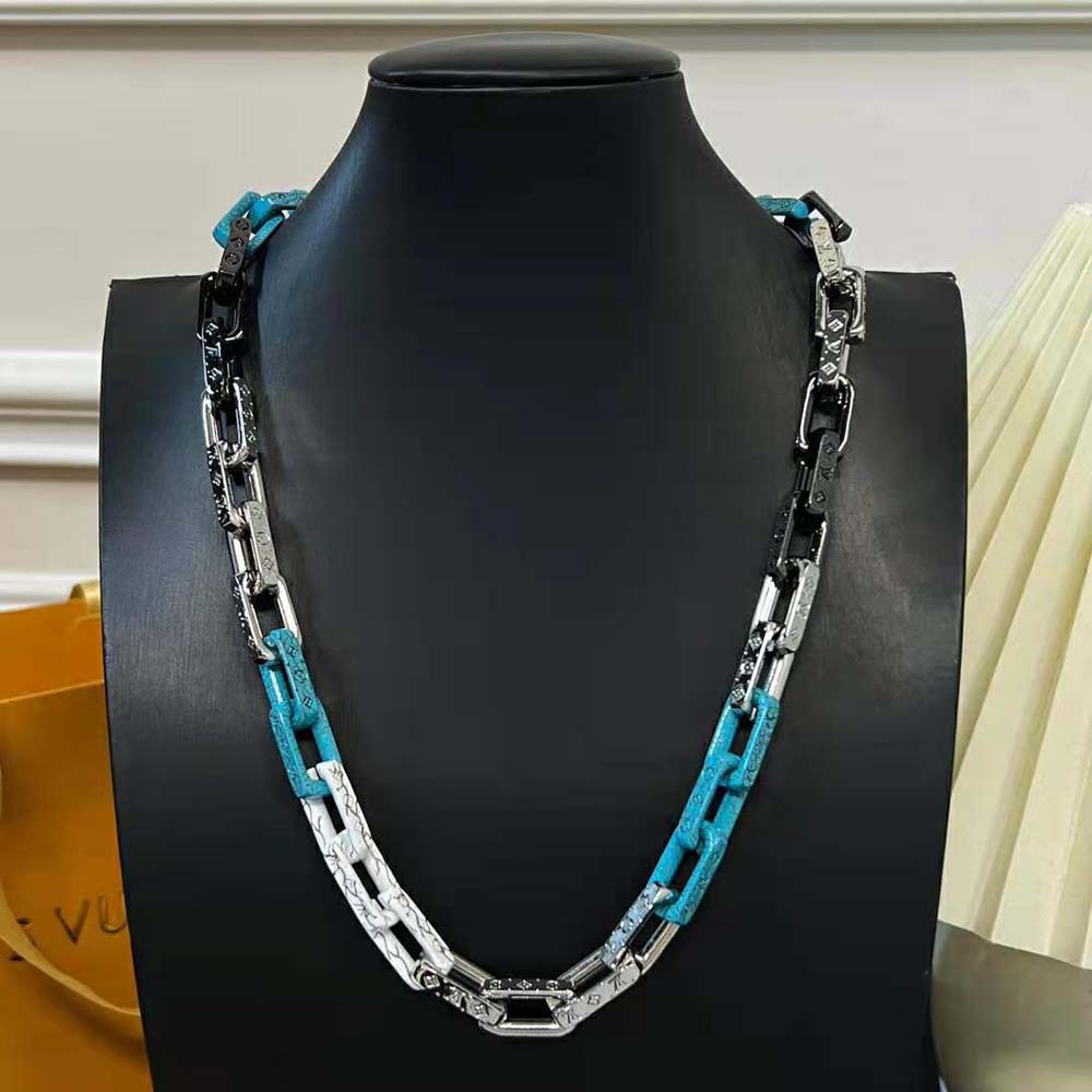Louis Vuitton Unisex Monogram Chain Necklace