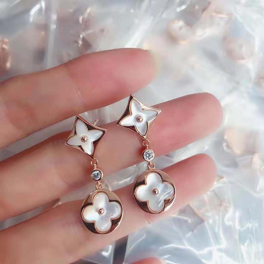 Louis Vuitton Women Color Blossom Long Earrings