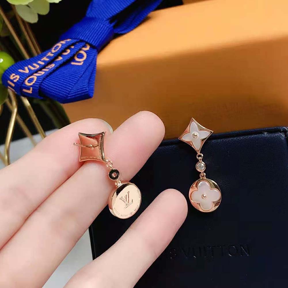 Louis Vuitton Women Color Blossom Long Earrings