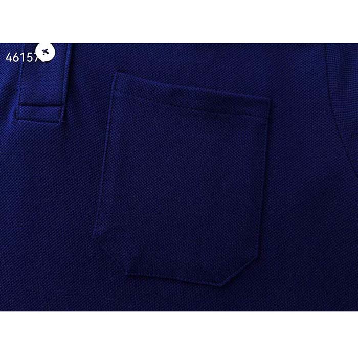 G*u*i women cotton piquet polo interlocking g side vents short sleeves
