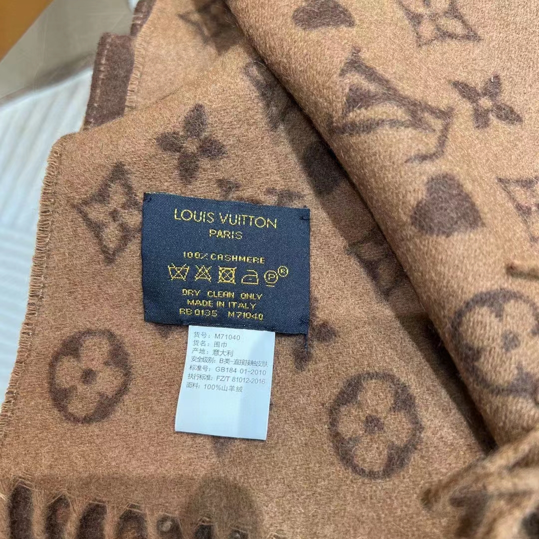 Louis Vuitton Unisex LV Game On Scarf Brown Allover Monogram M77377