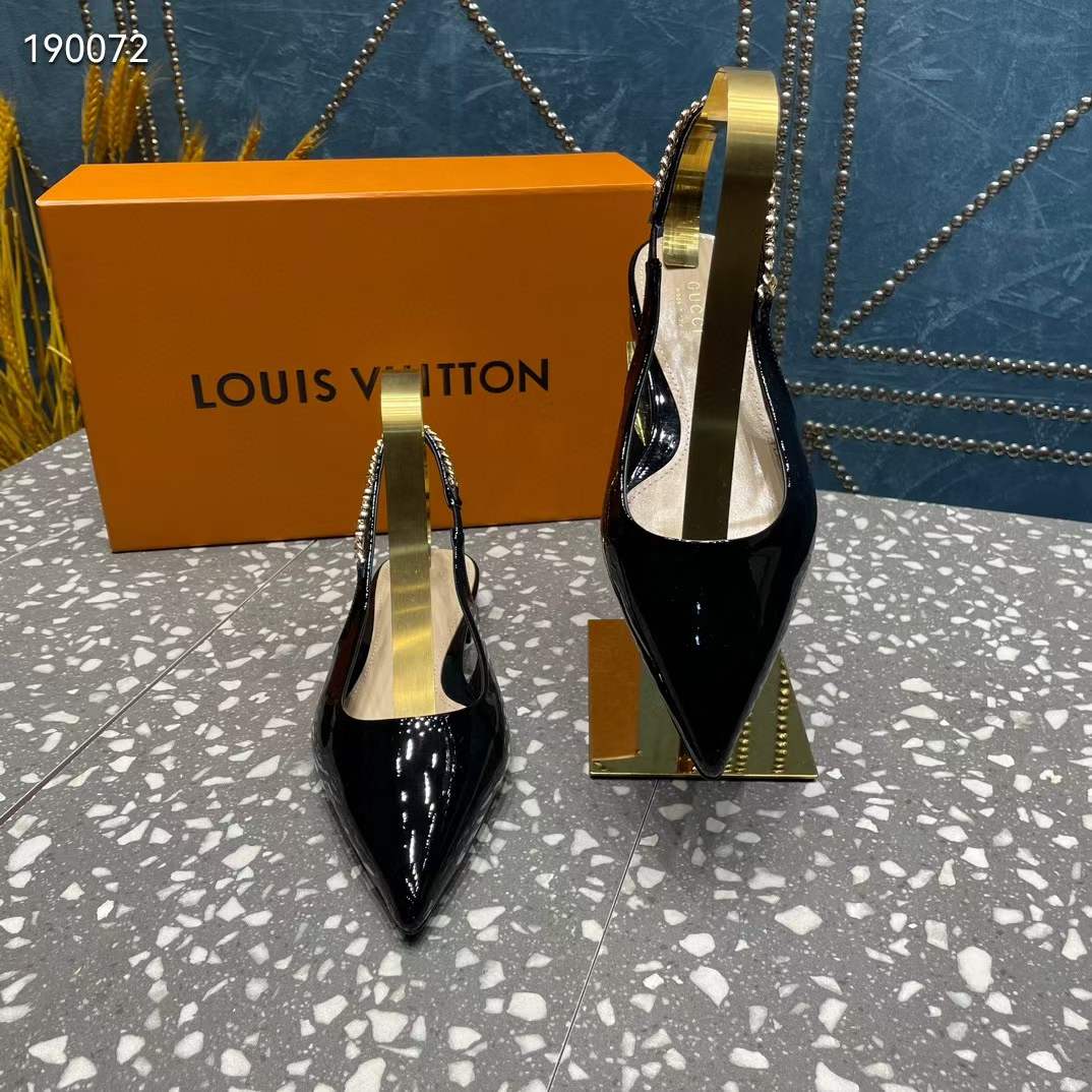 G*u*i women gg G*u*i signoria ballet flat black patent leather pointed toe