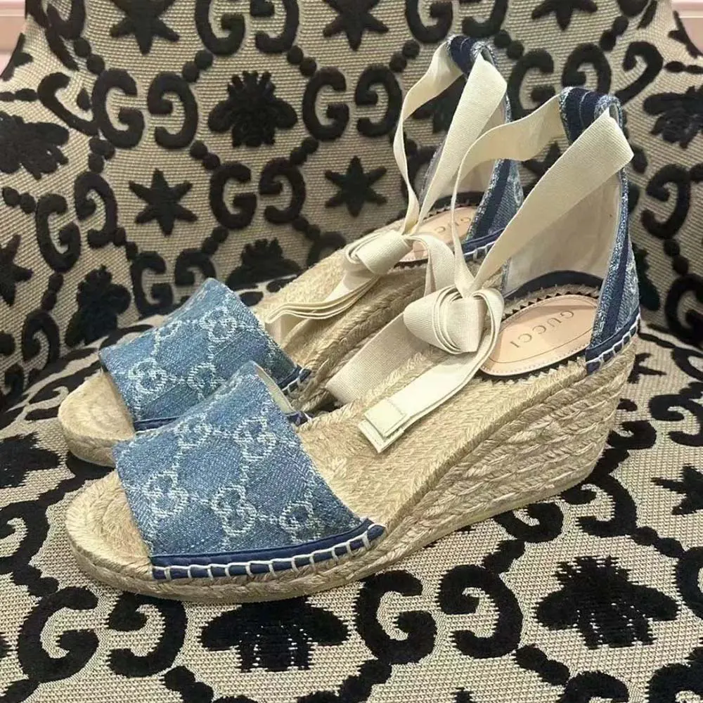 G*u*i women gg platform espadrille 776846facuu4647
