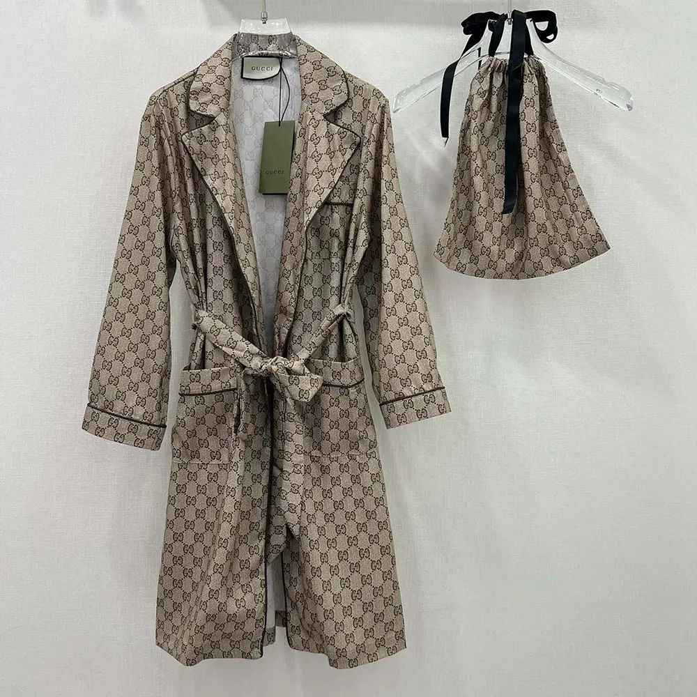 G*u*i women gg supreme print silk shirt 772399zanrp2237