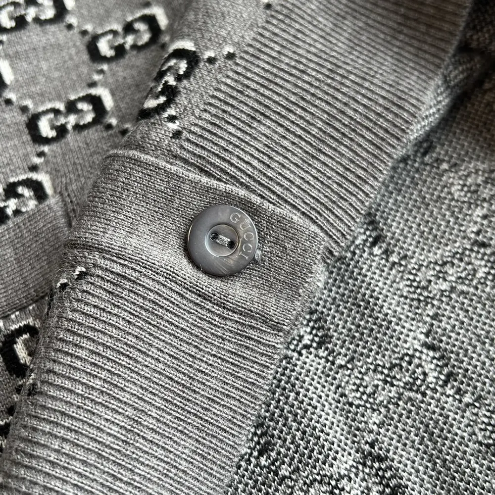 G*u*i women wool jacquard cardigan with gg shadow 798137xkd8r1136