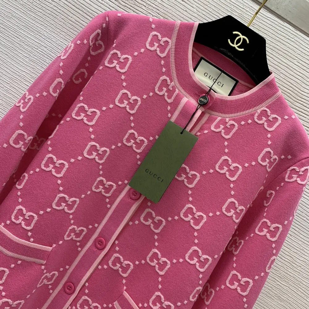 G*u*i women gg cotton jacquard cardigan 743319xkd285447