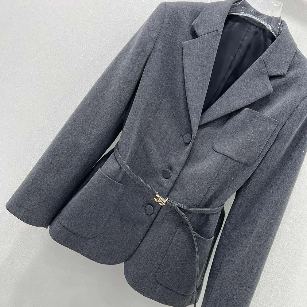 G*u*i women single breasted wool grisaille jacket 796295z8bt01200