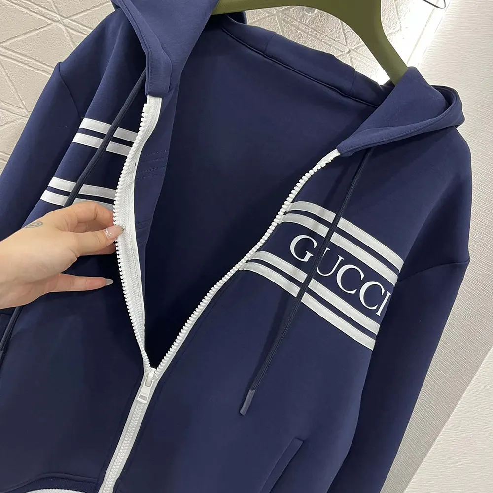 G*u*i men technical jersey hooded sweatshirt 787939xjgj51010