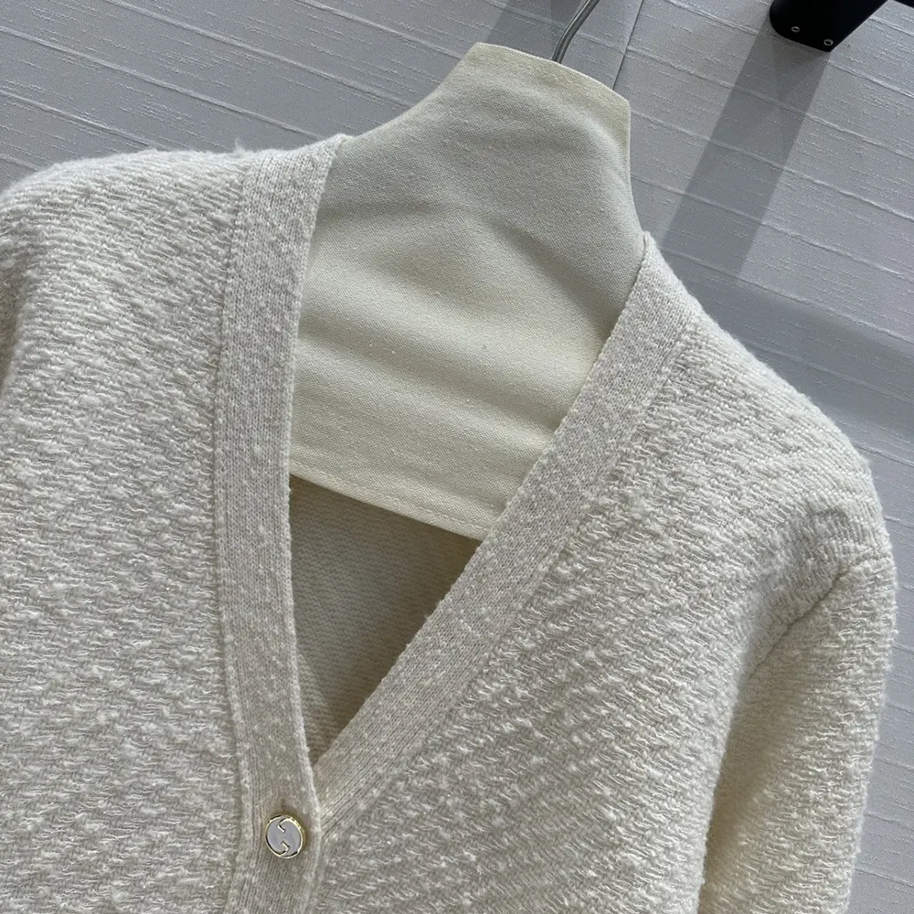 G*u*i men wool boucle cardigan 797888xkd8e9200