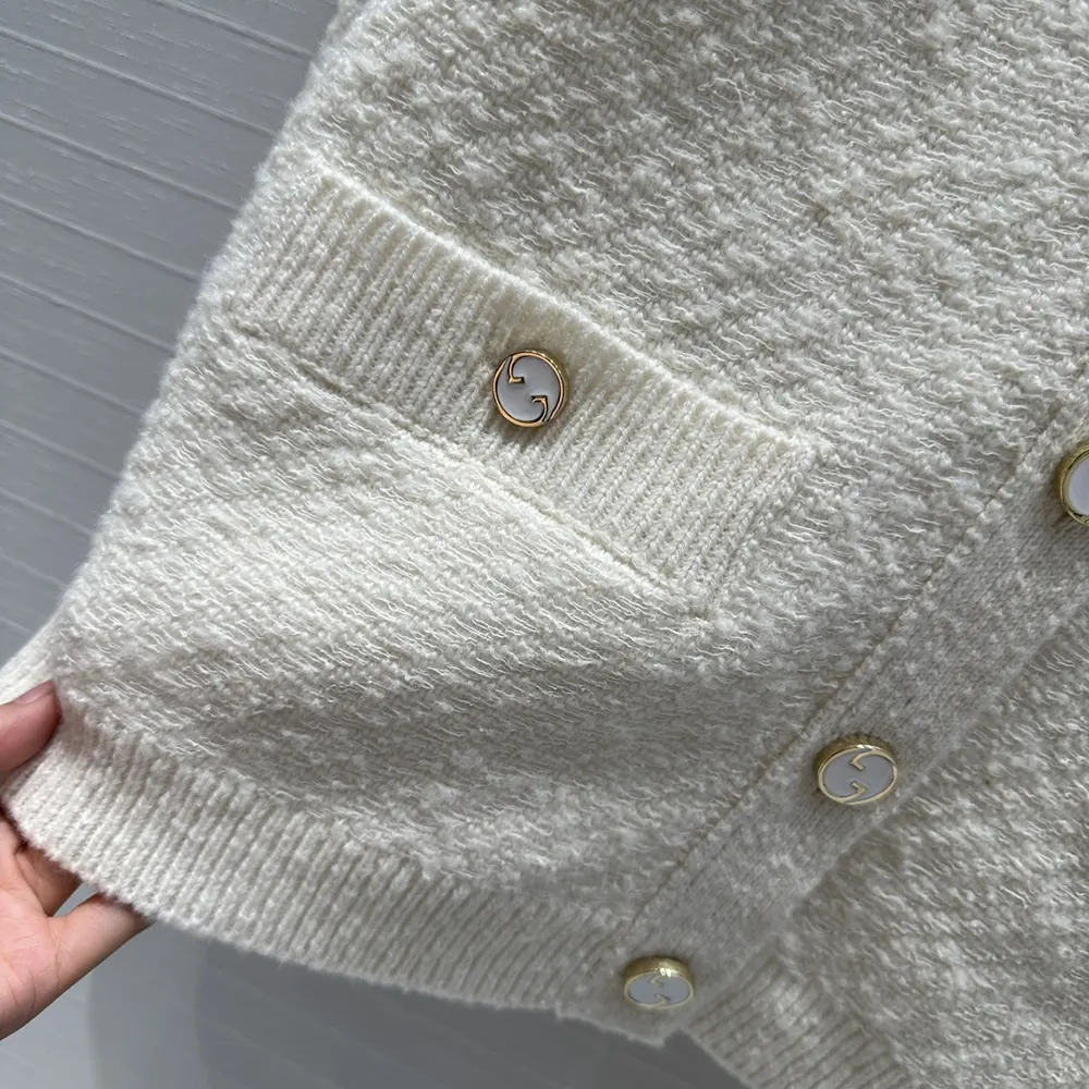 G*u*i men wool boucle cardigan 797888xkd8e9200
