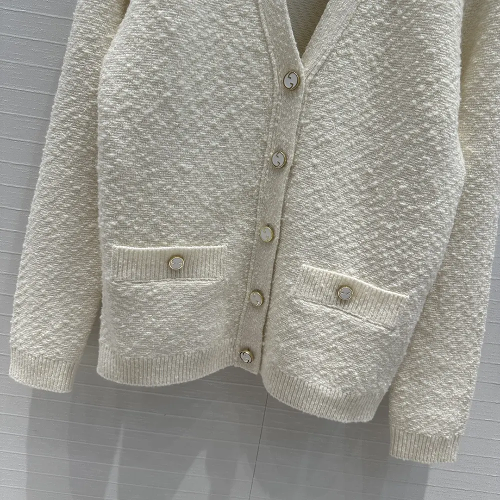 G*u*i men wool boucle cardigan 797888xkd8e9200
