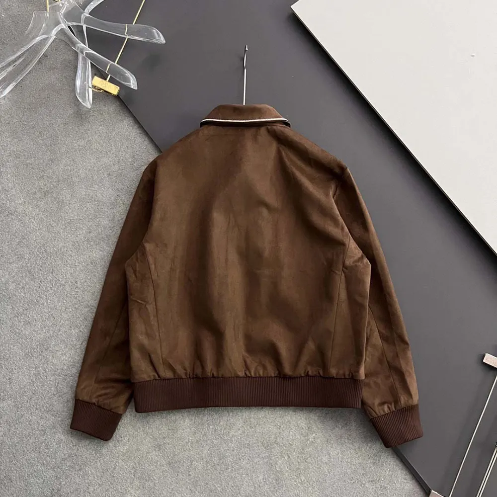 Louis Vuitton Men Embroidered Suede Calfskin Bomber 1AFPWH