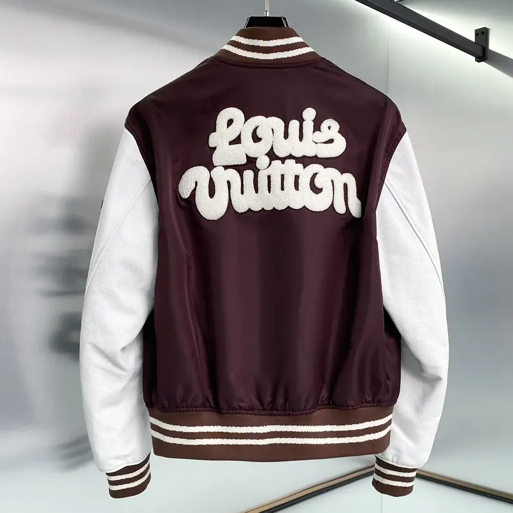 Louis Vuitton Women Embroidered Varsity Jacket 1AFPX1