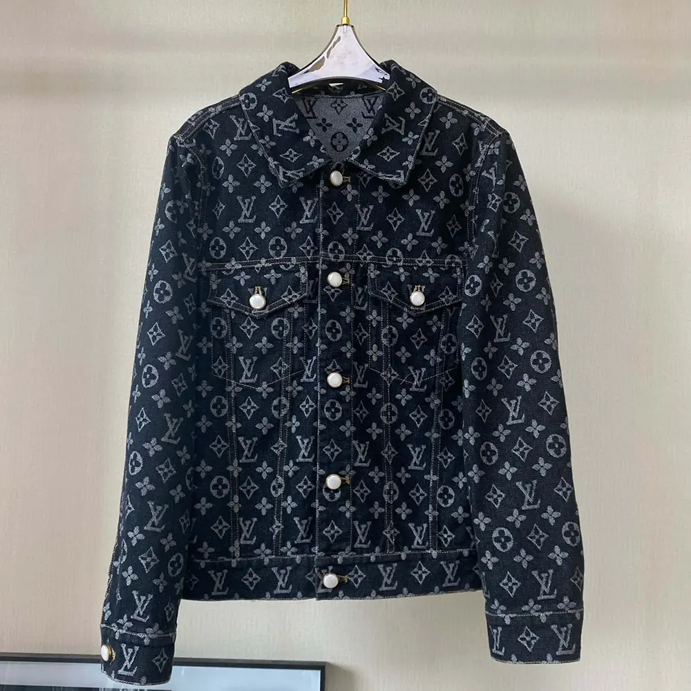 Louis Vuitton Men Monogram Jacquard Denim Jacket 1AFWWV