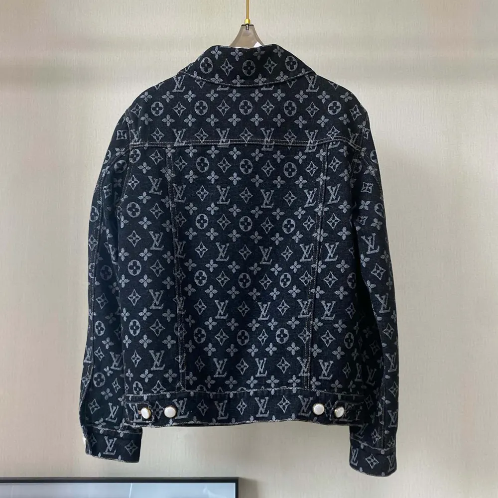 Louis Vuitton Men Monogram Jacquard Denim Jacket 1AFWWV