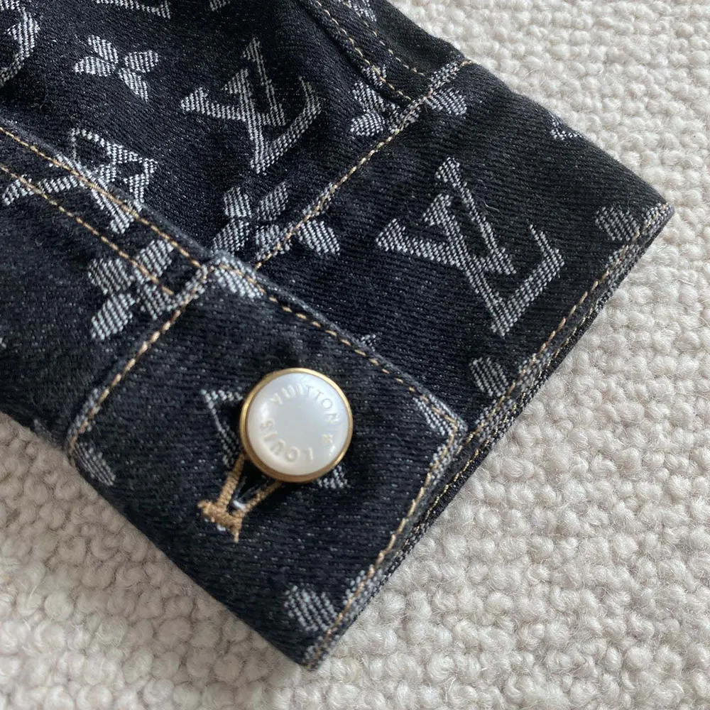 Louis Vuitton Men Monogram Jacquard Denim Jacket 1AFWWV