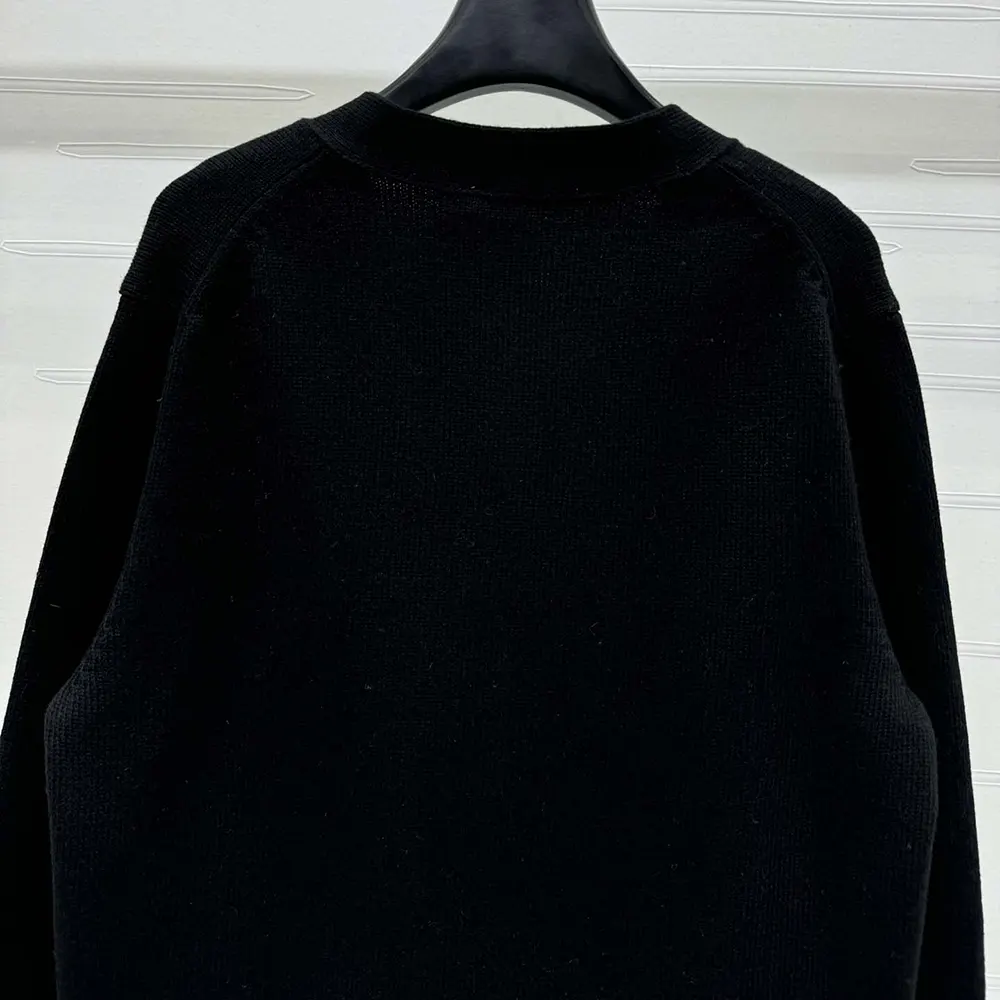 Dior Women Christian Dior Couture Cardigan Black Cashmere Jersey