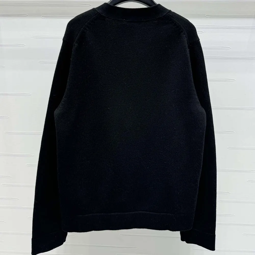 Dior Women Christian Dior Couture Cardigan Black Cashmere Jersey