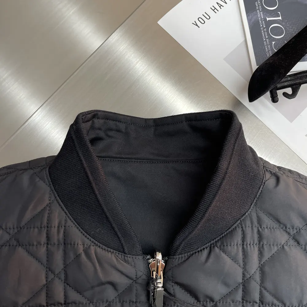 Dior Women Christian Dior Couture Reversible Jacket Black Blended Cotton Twill