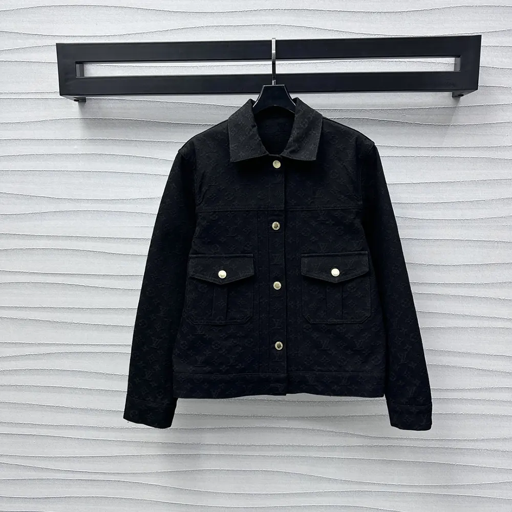 Louis Vuitton Men Monogram Jacquard Denim Jacket 1AGHDB