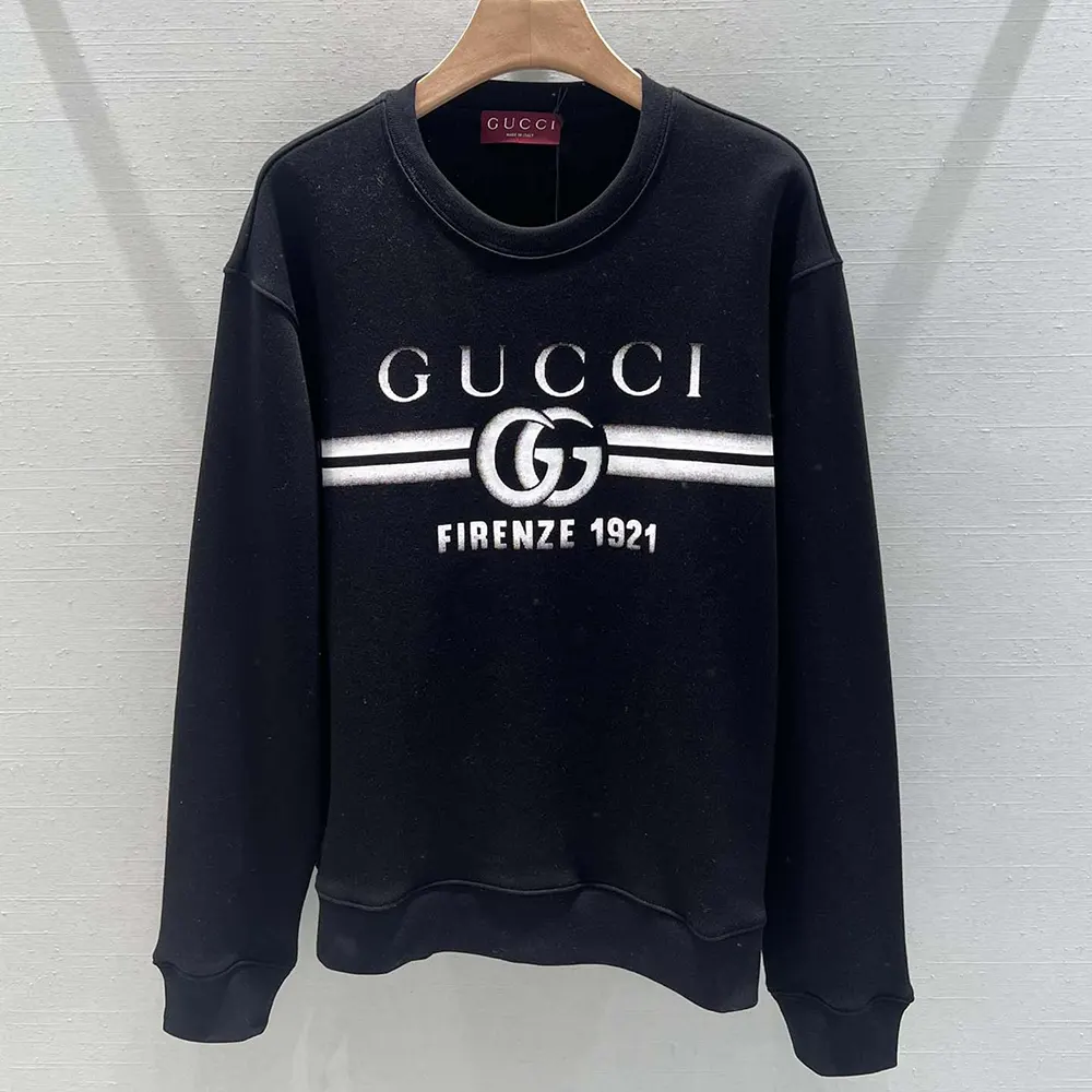 G*u*i men cotton jersey printed sweatshirt 784413xjgkq1152