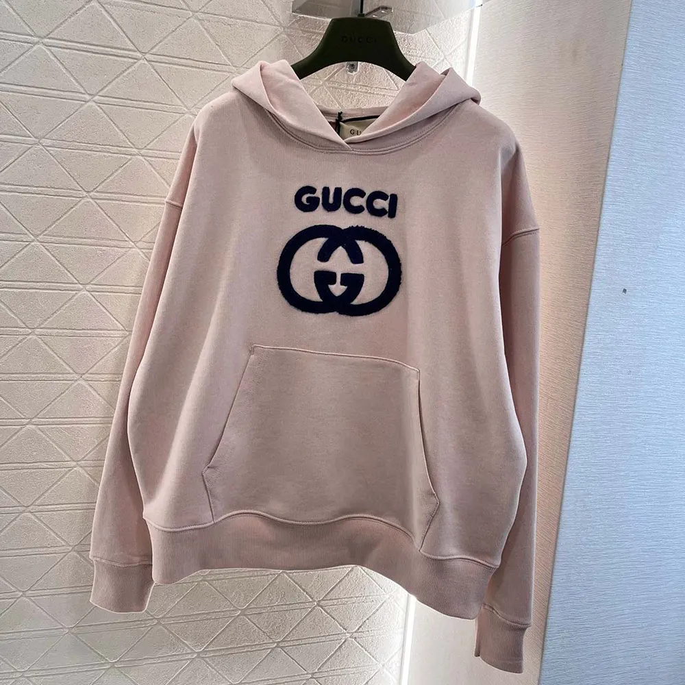 G*u*i women cotton jersey sweatshirt with embroidery 768122xjf8s5874