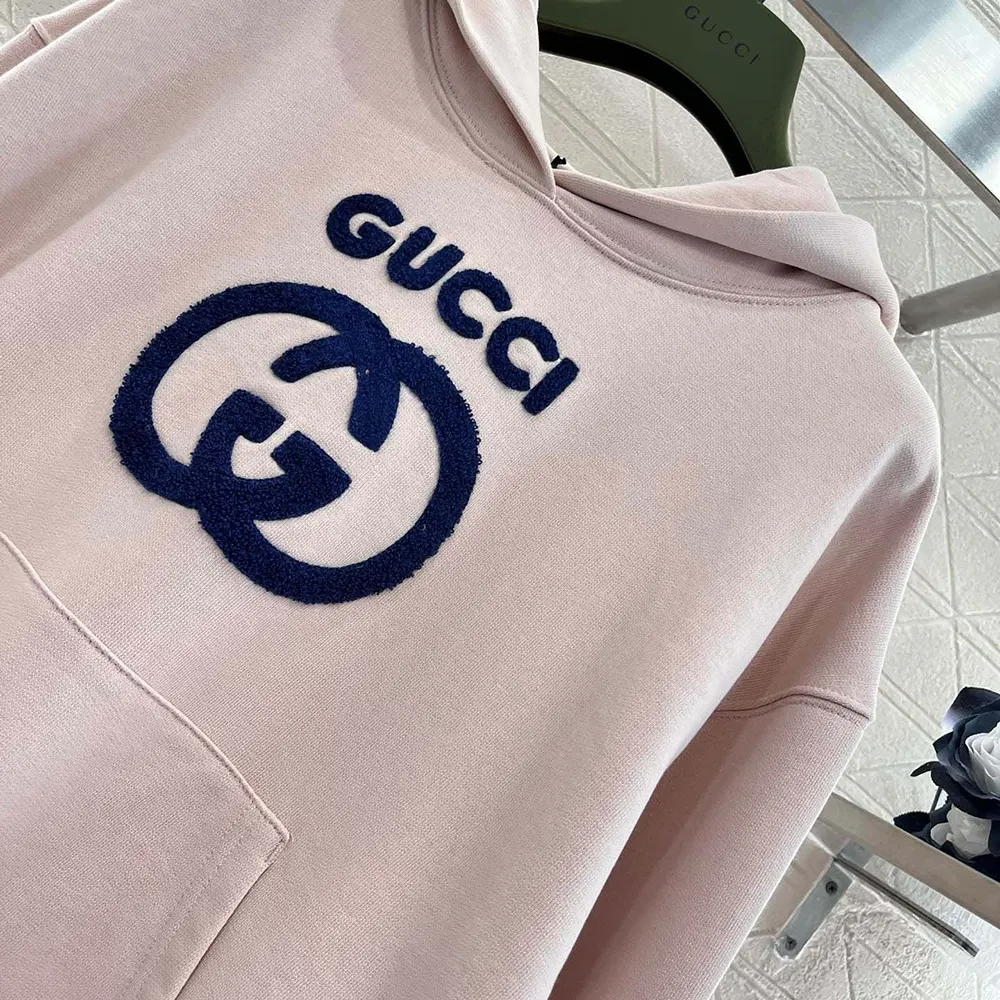 G*u*i women cotton jersey sweatshirt with embroidery 768122xjf8s5874