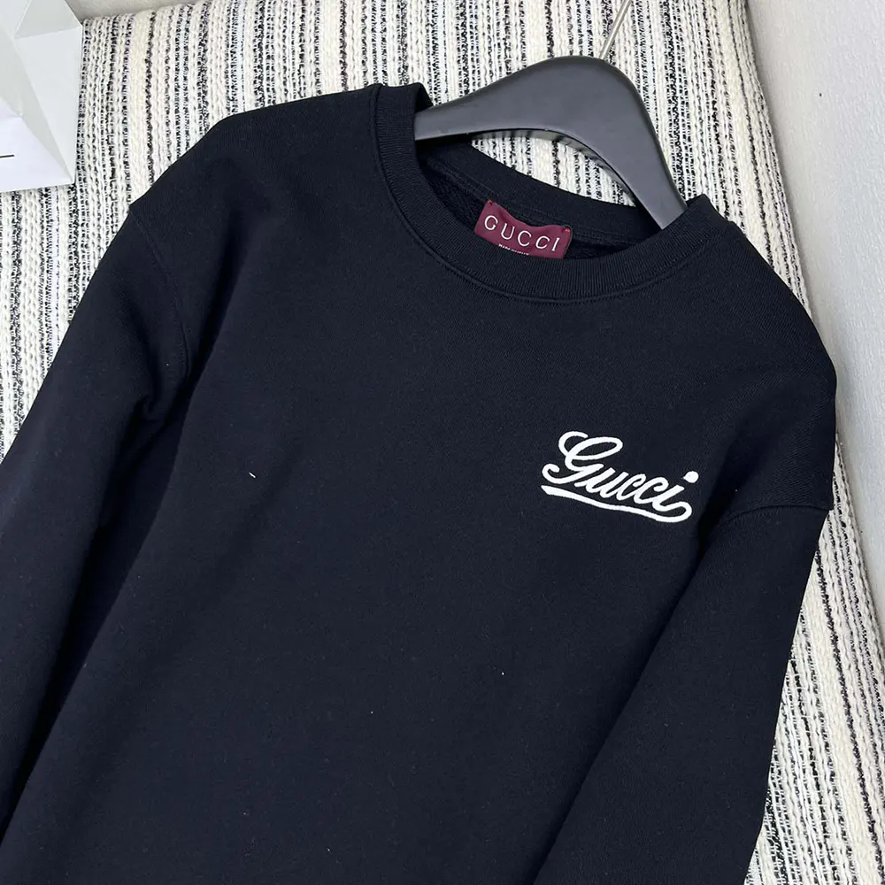 G*u*i women embroidered cotton jersey sweatshirt 789582xjgsy1043