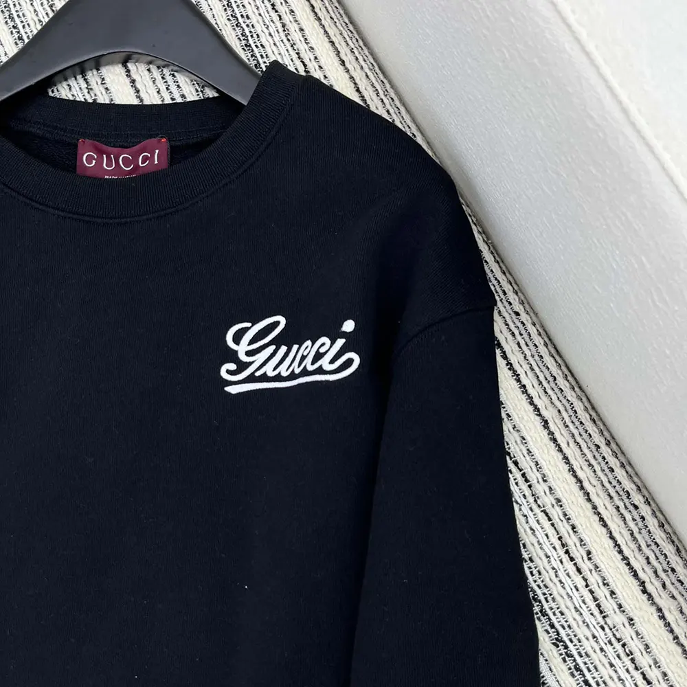G*u*i women embroidered cotton jersey sweatshirt 789582xjgsy1043