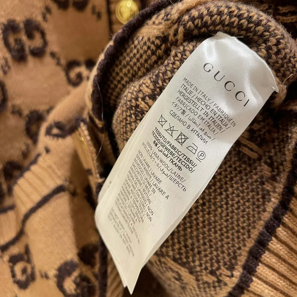 G*u*i women gg wool boucle jacquard cardigan 713300xkcna2668