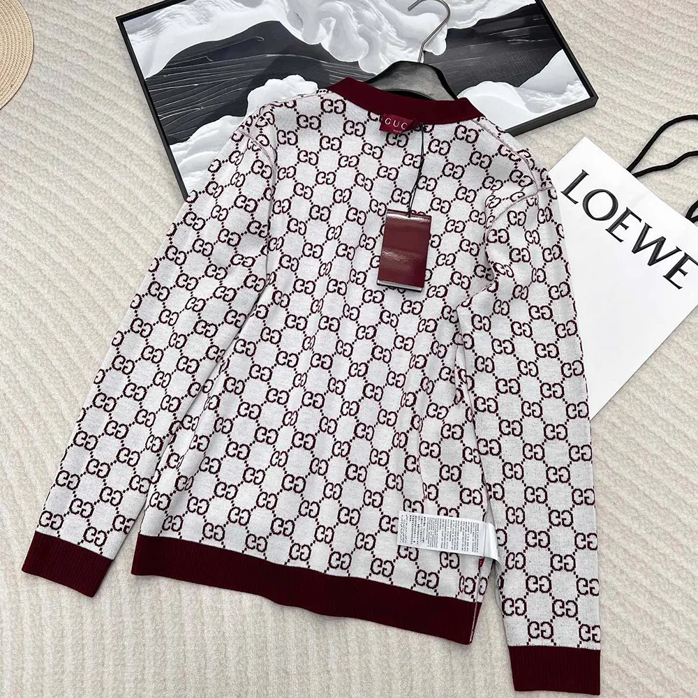 G*u*i men reversible gg wool jacquard cardigan 798157xkd8t6419
