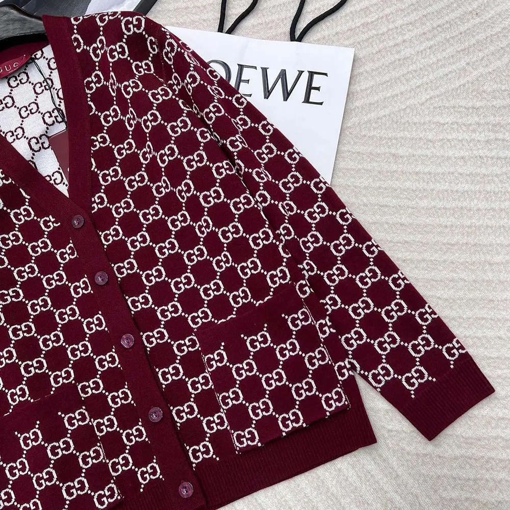 G*u*i men reversible gg wool jacquard cardigan 798157xkd8t6419