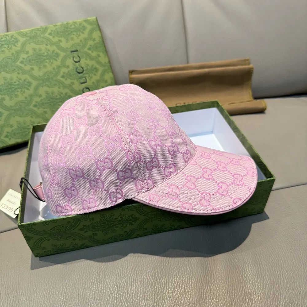 G*u*i unisex gg canvas baseball hat-pink 7484754hg625872