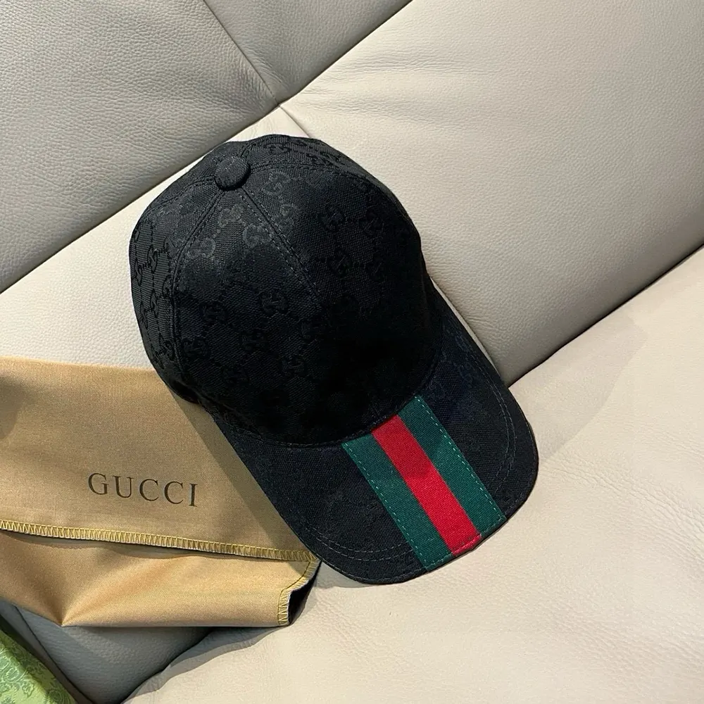 G*u*i unisex original gg canvas baseball hat-black 7890164hbcp1066
