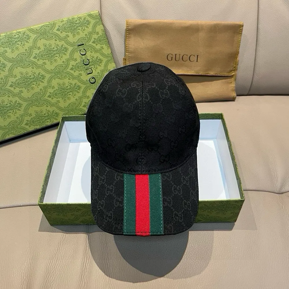 G*u*i unisex original gg canvas baseball hat-black 7890164hbcp1066